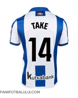 Real Sociedad Takefusa Kubo #14 Tricou Fotbal Replică 2024-25 Barbati Acasa